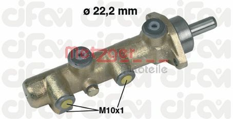 METZGER Galvenais bremžu cilindrs 202-130