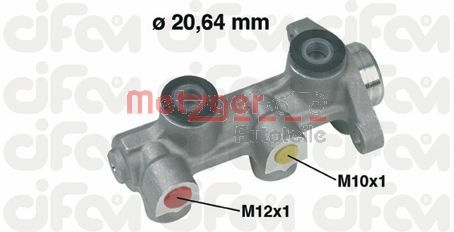 METZGER Главный тормозной цилиндр 202-224