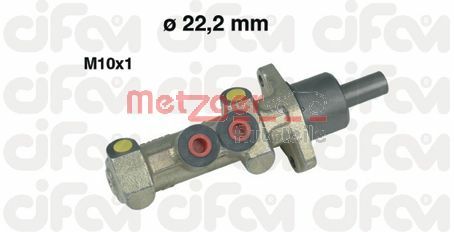 METZGER Galvenais bremžu cilindrs 202-227