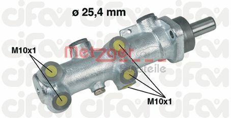 METZGER Galvenais bremžu cilindrs 202-239