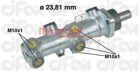 METZGER Galvenais bremžu cilindrs 202-240