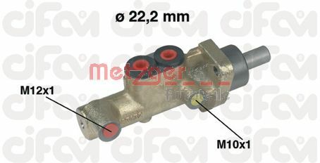 METZGER Главный тормозной цилиндр 202-246