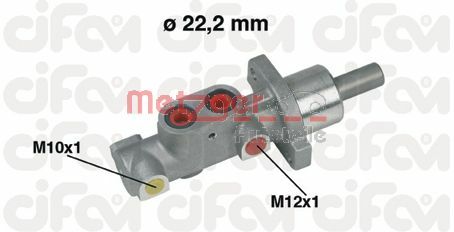 METZGER Galvenais bremžu cilindrs 202-297