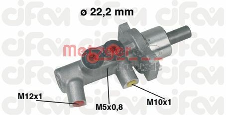 METZGER Galvenais bremžu cilindrs 202-383