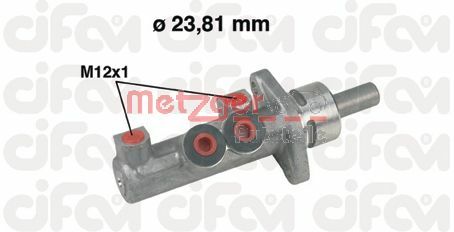 METZGER Главный тормозной цилиндр 202-385