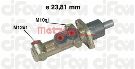 METZGER Galvenais bremžu cilindrs 202-386