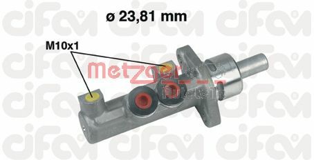 METZGER Главный тормозной цилиндр 202-412