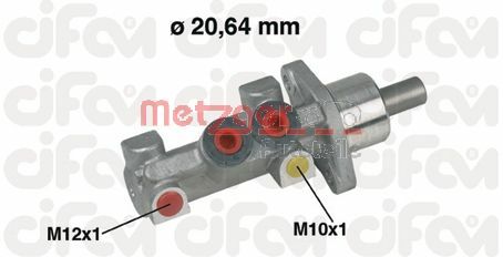 METZGER Galvenais bremžu cilindrs 202-420