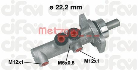 METZGER Galvenais bremžu cilindrs 202-423