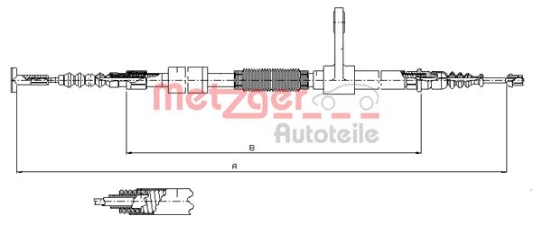 METZGER Trose, Stāvbremžu sistēma 251.34