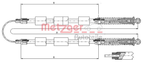METZGER Trose, Stāvbremžu sistēma 321.20