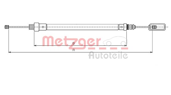 METZGER Trose, Stāvbremžu sistēma 491.2
