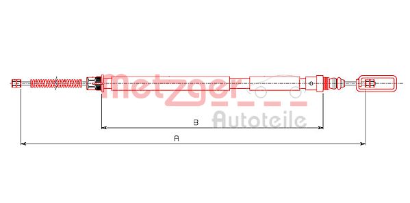 METZGER Trose, Stāvbremžu sistēma 491.4