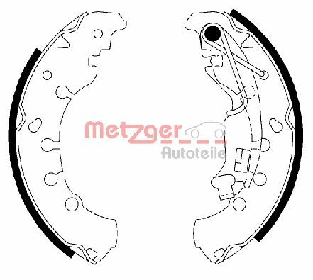 METZGER Bremžu loku komplekts MG 200