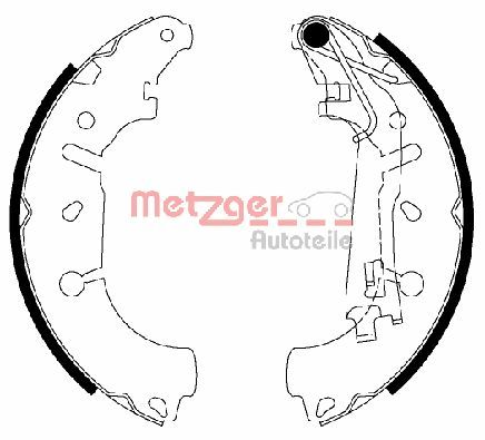 METZGER Bremžu loku komplekts MG 201