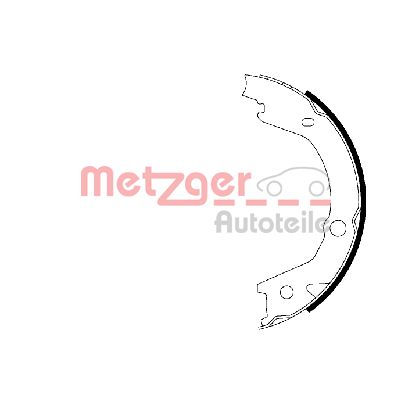 METZGER Комплект тормозных колодок, стояночная тормозная с MG 225