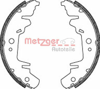 METZGER Комплект тормозных колодок MG 718