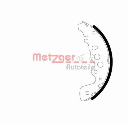 METZGER Комплект тормозных колодок MG 730