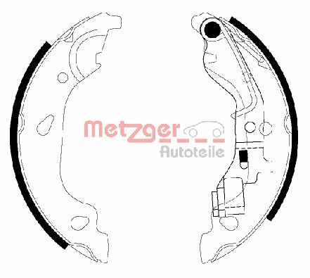 METZGER Комплект тормозных колодок MG 738