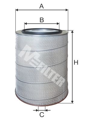 MFILTER Воздушный фильтр A 527