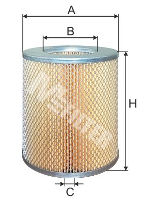 MFILTER Воздушный фильтр A 593