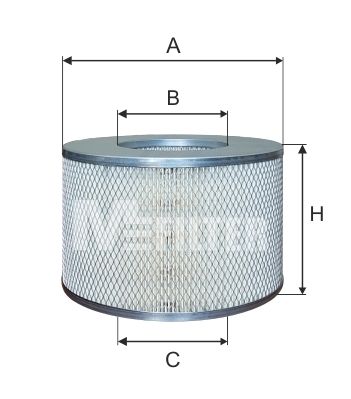 MFILTER Gaisa filtrs A 836