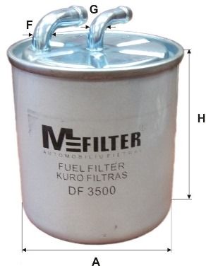 MFILTER Топливный фильтр DF 3500
