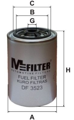 MFILTER Топливный фильтр DF 3523