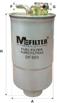 MFILTER Degvielas filtrs DF 693