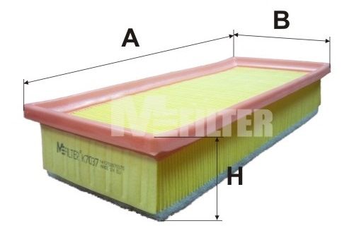 MFILTER Воздушный фильтр K 7037