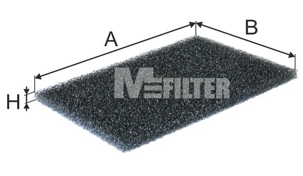 MFILTER Filtrs, Salona telpas gaiss K 9008