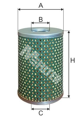 MFILTER Eļļas filtrs TE 21