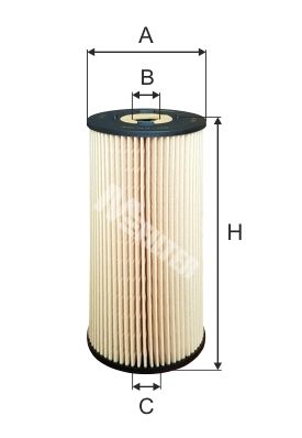 MFILTER Масляный фильтр TE 607