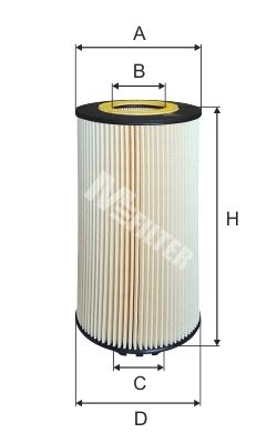 MFILTER Eļļas filtrs TE 610