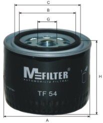 MFILTER Eļļas filtrs TF 54