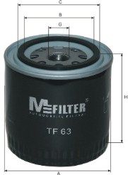 MFILTER Eļļas filtrs TF 63