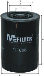 MFILTER Eļļas filtrs TF 666