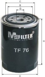 MFILTER Eļļas filtrs TF 76