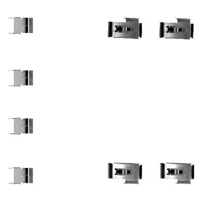 MINTEX Комплектующие, колодки дискового тормоза MBA1198