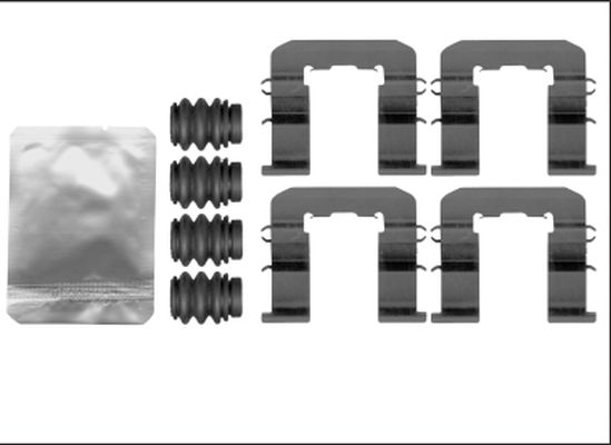 MINTEX Комплектующие, колодки дискового тормоза MBA1893