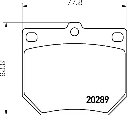 MINTEX Bremžu uzliku kompl., Disku bremzes MDB1054