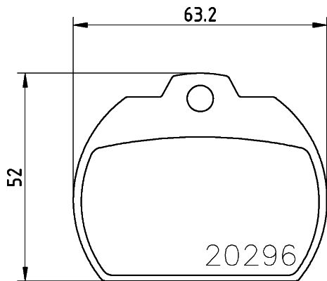MINTEX Комплект тормозных колодок, дисковый тормоз MDB1080