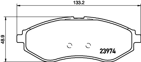 MINTEX Комплект тормозных колодок, дисковый тормоз MDB2637