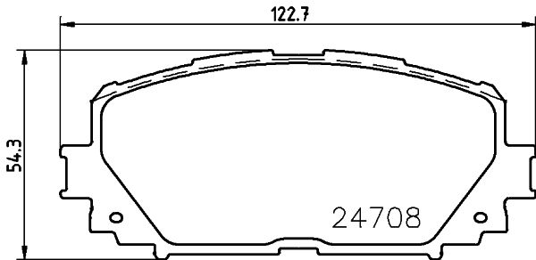 MINTEX Комплект тормозных колодок, дисковый тормоз MDB2956
