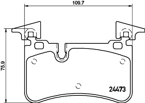 MINTEX Комплект тормозных колодок, дисковый тормоз MDB3045