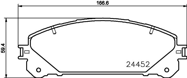 MINTEX Комплект тормозных колодок, дисковый тормоз MDB3114