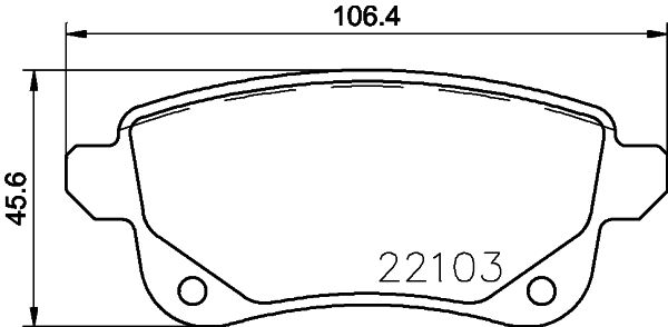 MINTEX Bremžu uzliku kompl., Disku bremzes MDB3765