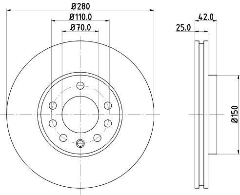 MINTEX Bremžu diski MDC1050