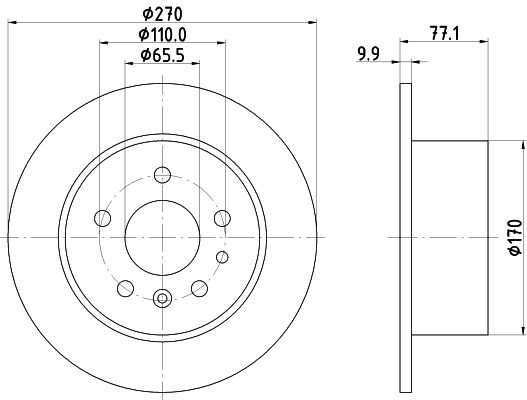 MINTEX Bremžu diski MDC1069