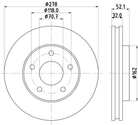 MINTEX Bremžu diski MDC1071